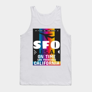 SFO airport disco hi-tech 28092021 Tank Top